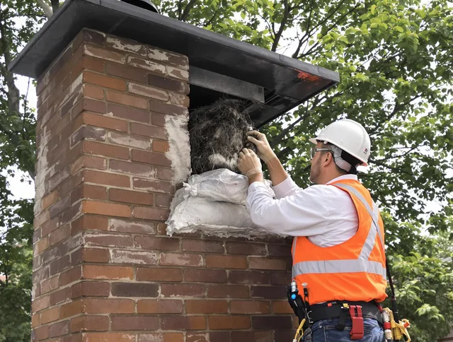 Humane removal of debris and animals by La Puente Chimney Sweep in La Puente, CA