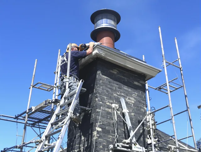 Sturdy chimney crown finished by La Puente Chimney Sweep in La Puente, CA
