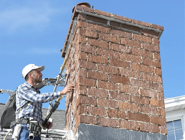 Brickwork for a chimney rebuild by La Puente Chimney Sweep in La Puente, CA