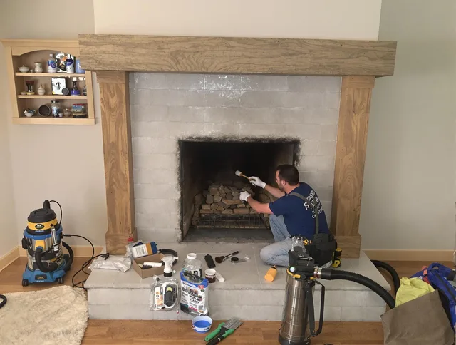 Detailed creosote removal process by La Puente Chimney Sweep in La Puente, CA