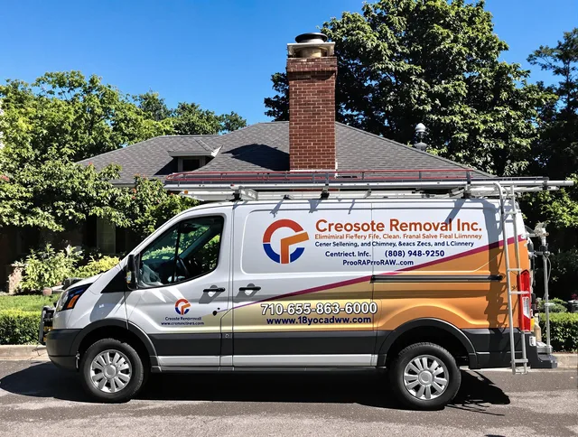 La Puente Chimney Sweep technician removing creosote safely in La Puente, CA